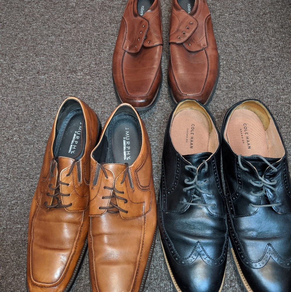 Lot of 3 dress shoes size 15